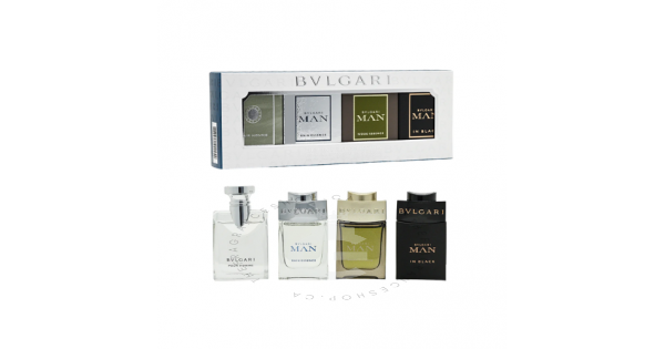 Bvlgari 4pcs Mini Gift Collection Set For Him 5ml